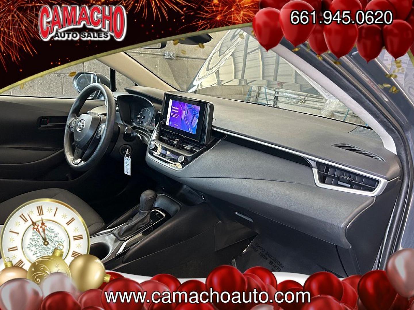 2023 BLACK Toyota Corolla (5YFB4MDE7PP) with an 4-Cyl 2.0 Liter engine, Automatic CVT transmission, located at 412 Auto Vista Drive, Palmdale, CA, 93551, (661) 945-0620, 34.592636, -118.136681- Photo#21