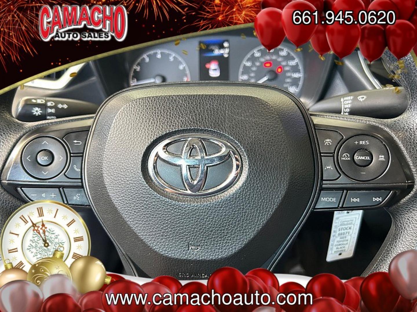 2023 BLACK Toyota Corolla (5YFB4MDE7PP) with an 4-Cyl 2.0 Liter engine, Automatic CVT transmission, located at 412 Auto Vista Drive, Palmdale, CA, 93551, (661) 945-0620, 34.592636, -118.136681- Photo#25