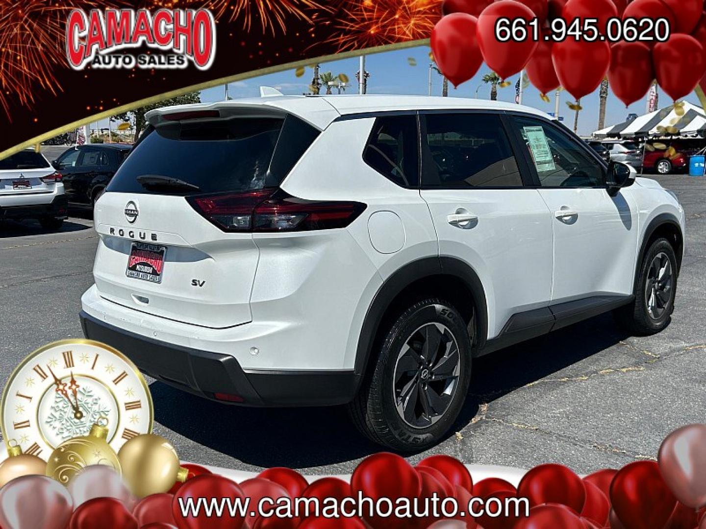 2024 WHITE Nissan Rogue (5N1BT3BA9RC) with an 3-Cyl Turbo 1.5 Liter engine, Automatic CVT transmission, located at 412 Auto Vista Drive, Palmdale, CA, 93551, (661) 945-0620, 34.592636, -118.136681 - Photo#8