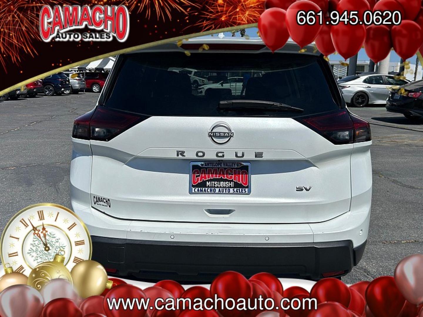 2024 WHITE Nissan Rogue (5N1BT3BA9RC) with an 3-Cyl Turbo 1.5 Liter engine, Automatic CVT transmission, located at 412 Auto Vista Drive, Palmdale, CA, 93551, (661) 945-0620, 34.592636, -118.136681 - Photo#9