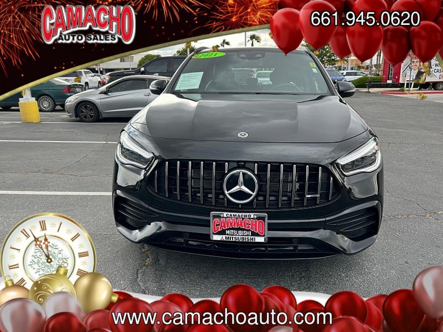 2021 BLACK Mercedes-Benz GLA (W1N4N5BB7MJ) with an 4-Cyl Turbo 2.0 Liter engine, Automatic 8-Spd DCT transmission, located at 412 Auto Vista Drive, Palmdale, CA, 93551, (661) 945-0620, 34.592636, -118.136681- Photo#3