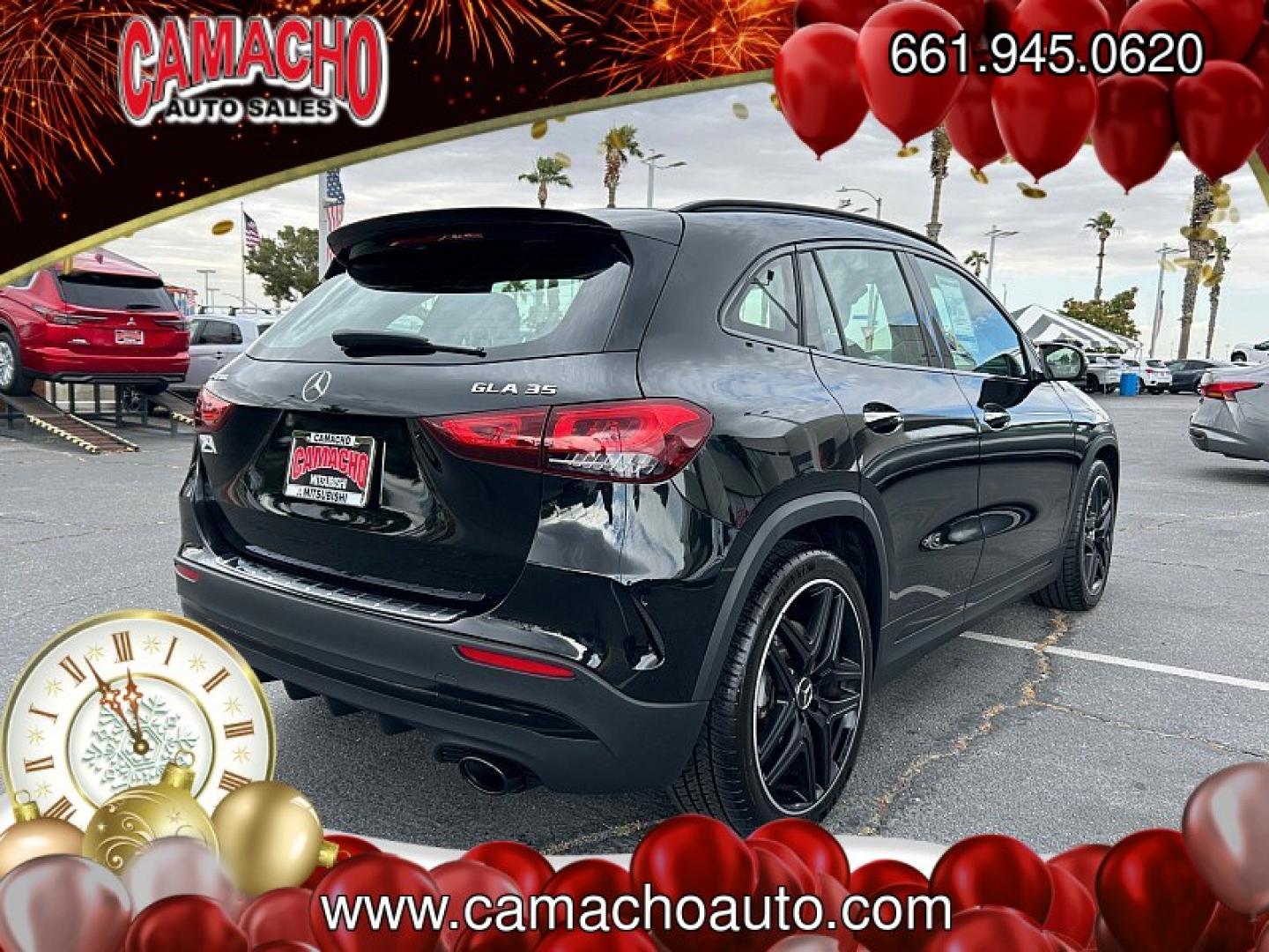 2021 BLACK Mercedes-Benz GLA (W1N4N5BB7MJ) with an 4-Cyl Turbo 2.0 Liter engine, Automatic 8-Spd DCT transmission, located at 412 Auto Vista Drive, Palmdale, CA, 93551, (661) 945-0620, 34.592636, -118.136681- Photo#4