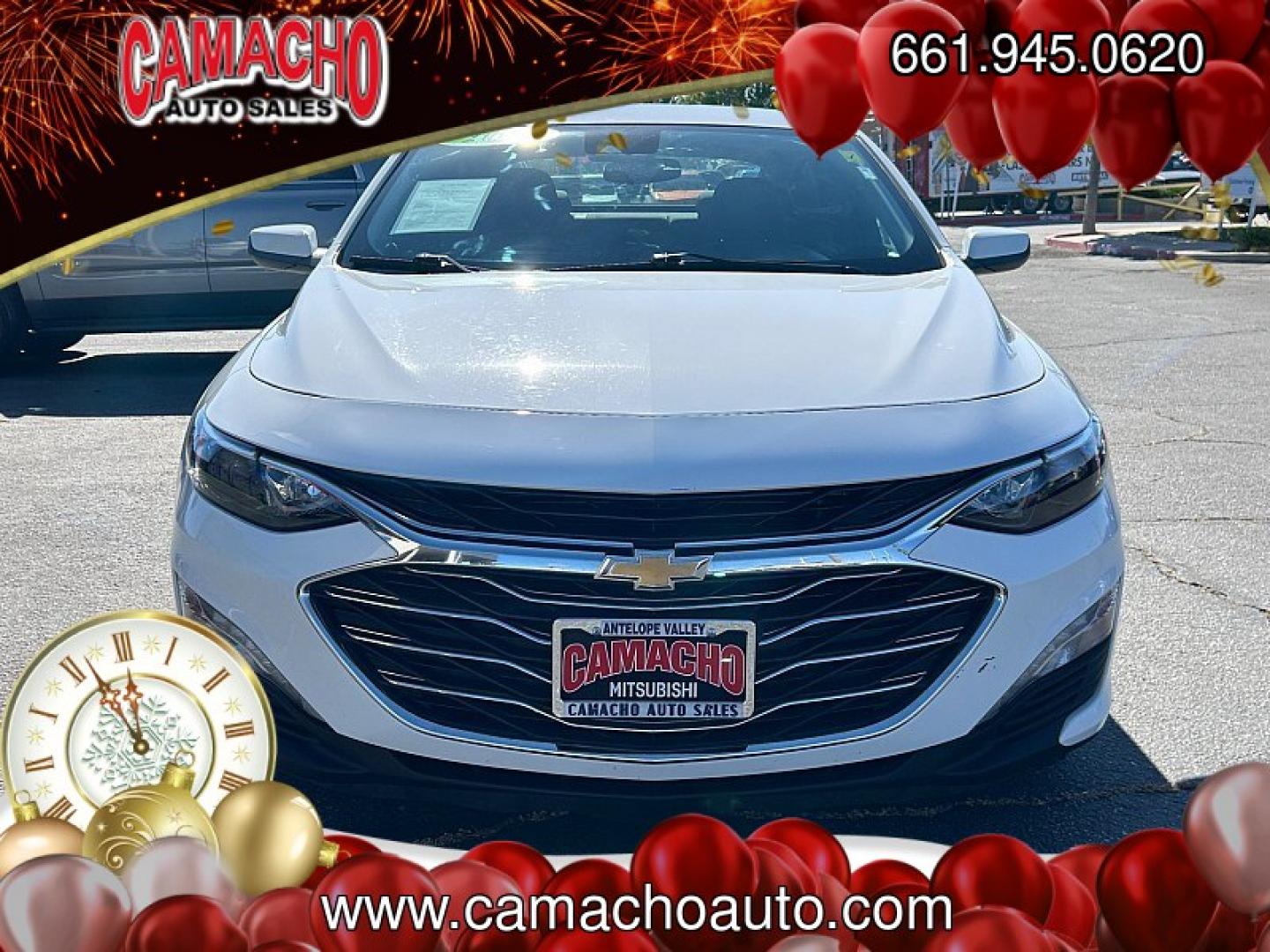 2023 WHITE Chevrolet Malibu (1G1ZD5ST9PF) with an 4-Cyl Turbo 1.5 Liter engine, Automatic CVT transmission, located at 412 Auto Vista Drive, Palmdale, CA, 93551, (661) 945-0620, 34.592636, -118.136681 - Photo#2