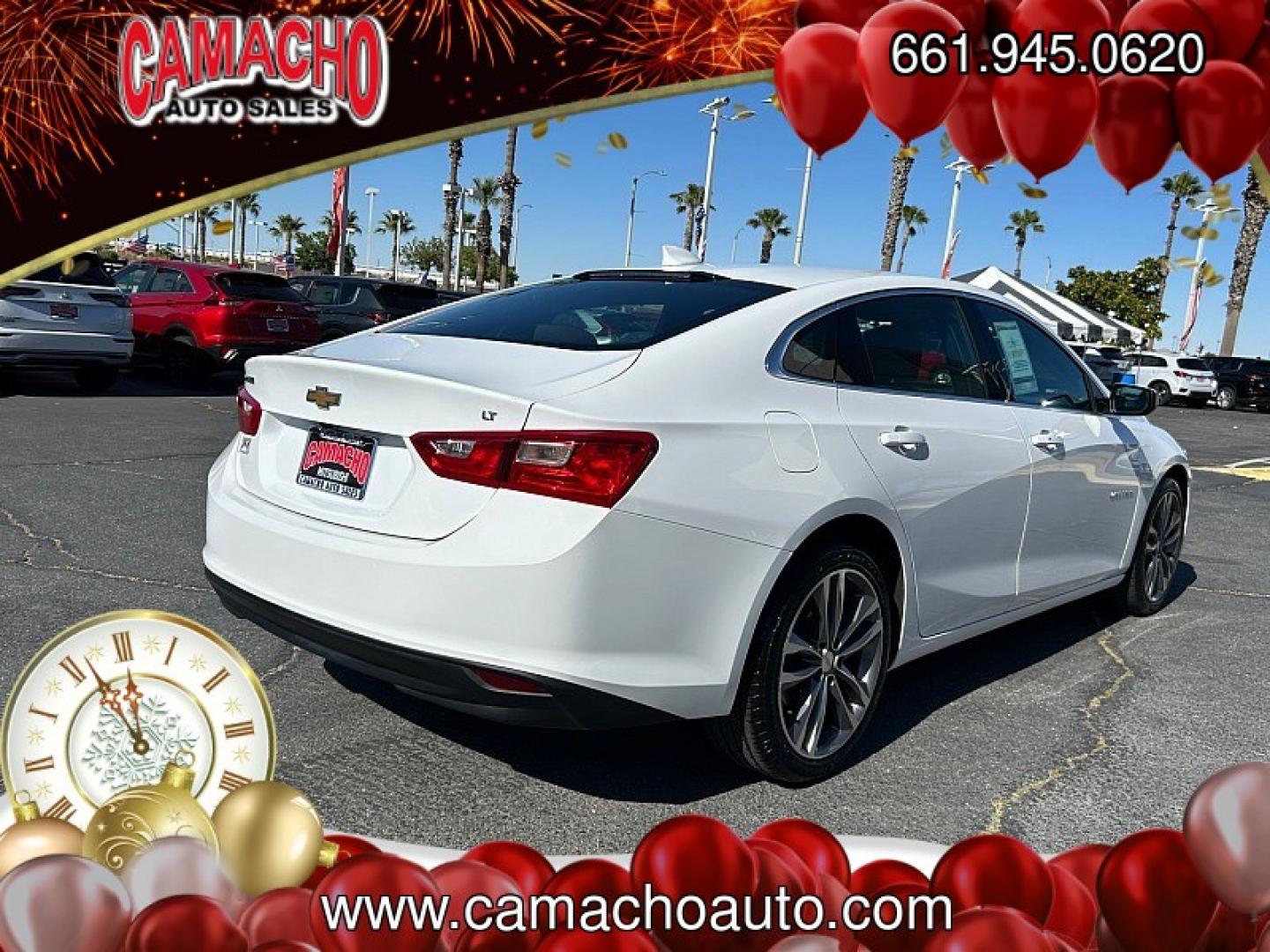 2023 WHITE Chevrolet Malibu (1G1ZD5ST9PF) with an 4-Cyl Turbo 1.5 Liter engine, Automatic CVT transmission, located at 412 Auto Vista Drive, Palmdale, CA, 93551, (661) 945-0620, 34.592636, -118.136681 - Photo#3