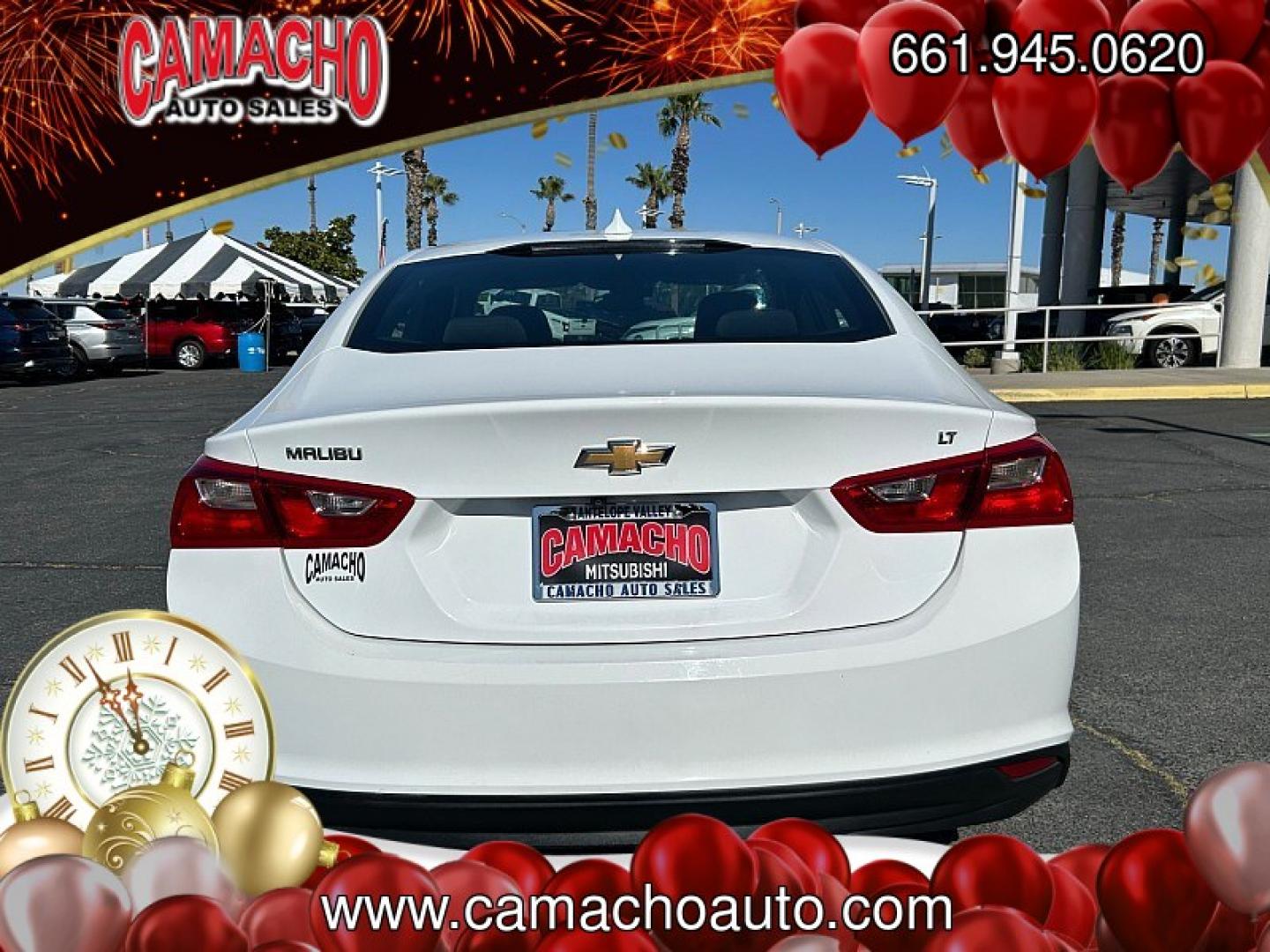 2023 WHITE Chevrolet Malibu (1G1ZD5ST9PF) with an 4-Cyl Turbo 1.5 Liter engine, Automatic CVT transmission, located at 412 Auto Vista Drive, Palmdale, CA, 93551, (661) 945-0620, 34.592636, -118.136681 - Photo#4