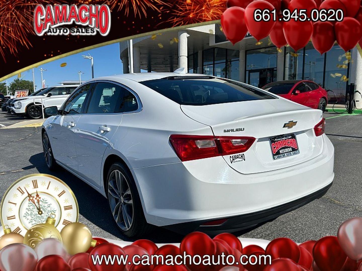 2023 WHITE Chevrolet Malibu (1G1ZD5ST9PF) with an 4-Cyl Turbo 1.5 Liter engine, Automatic CVT transmission, located at 412 Auto Vista Drive, Palmdale, CA, 93551, (661) 945-0620, 34.592636, -118.136681 - Photo#5