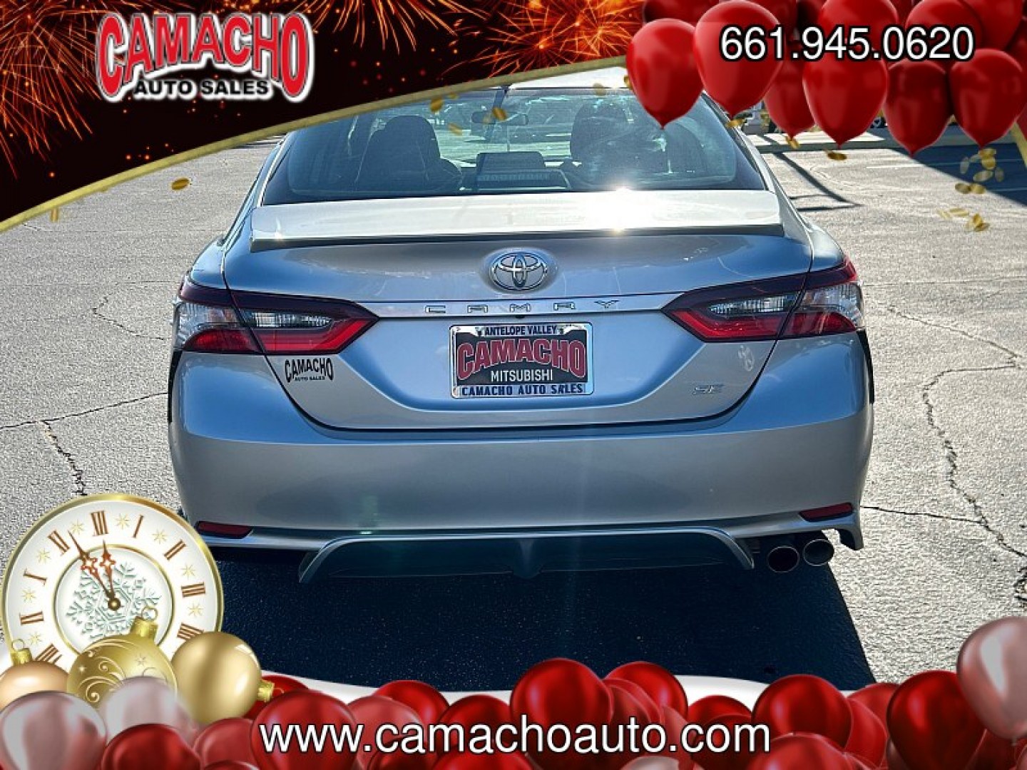 2023 SILVER Toyota Camry (4T1G11AK9PU) with an 4-Cyl 2.5 Liter engine, Automatic 8-Spd w/Sequential Shift transmission, located at 412 Auto Vista Drive, Palmdale, CA, 93551, (661) 945-0620, 34.592636, -118.136681- Photo#8