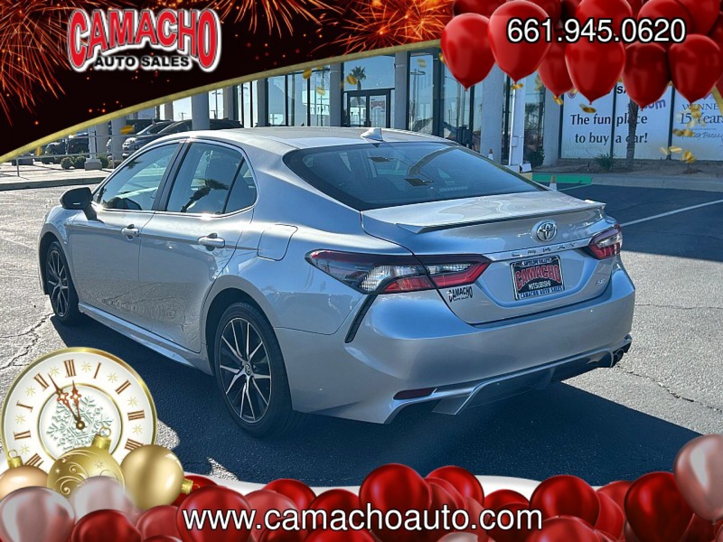 2023 SILVER Toyota Camry (4T1G11AK9PU) with an 4-Cyl 2.5 Liter engine, Automatic 8-Spd w/Sequential Shift transmission, located at 412 Auto Vista Drive, Palmdale, CA, 93551, (661) 945-0620, 34.592636, -118.136681- Photo#10