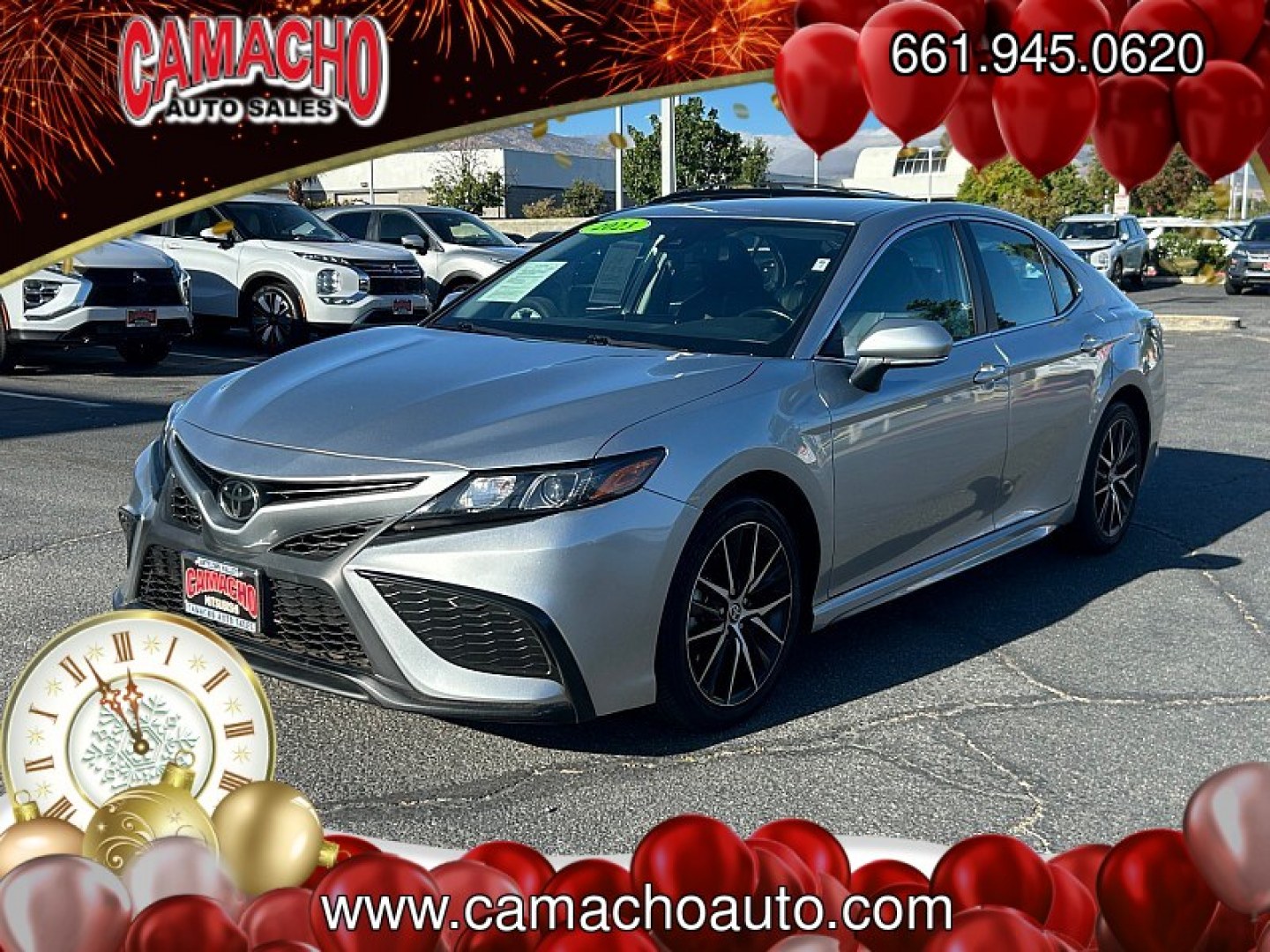 2023 SILVER Toyota Camry (4T1G11AK9PU) with an 4-Cyl 2.5 Liter engine, Automatic 8-Spd w/Sequential Shift transmission, located at 412 Auto Vista Drive, Palmdale, CA, 93551, (661) 945-0620, 34.592636, -118.136681- Photo#14