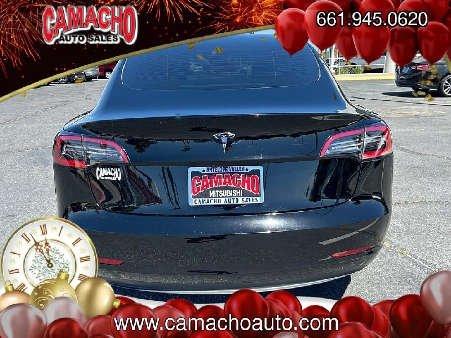 2023 BLACK Tesla Model 3 (5YJ3E1EA6PF) with an AC Electric Motor engine, Single-Speed Fixed Gear transmission, located at 412 Auto Vista Drive, Palmdale, CA, 93551, (661) 945-0620, 34.592636, -118.136681 - Photo#3