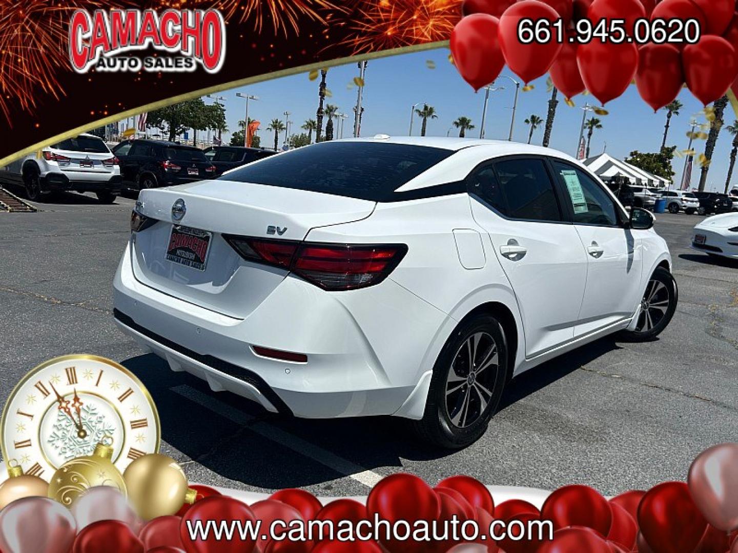 2021 WHITE Nissan Sentra (3N1AB8CV1MY) with an 4-Cyl 2.0 Liter engine, Automatic CVT w/Xtronic transmission, located at 412 Auto Vista Drive, Palmdale, CA, 93551, (661) 945-0620, 34.592636, -118.136681 - Photo#4
