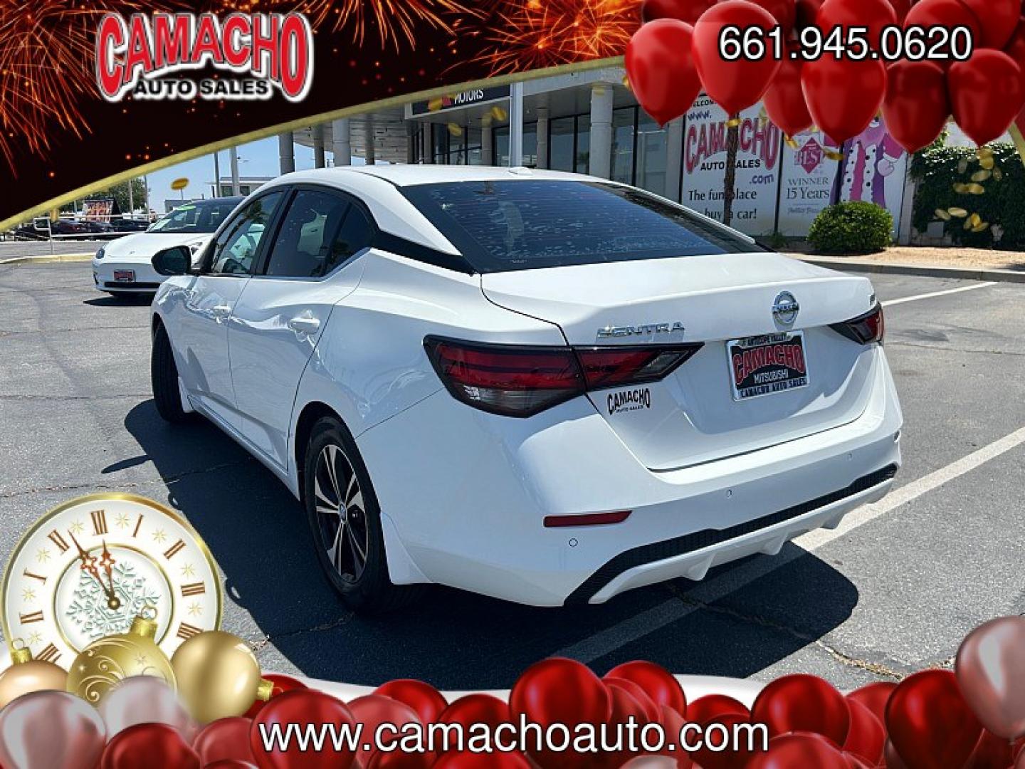 2021 WHITE Nissan Sentra (3N1AB8CV1MY) with an 4-Cyl 2.0 Liter engine, Automatic CVT w/Xtronic transmission, located at 412 Auto Vista Drive, Palmdale, CA, 93551, (661) 945-0620, 34.592636, -118.136681 - Photo#6