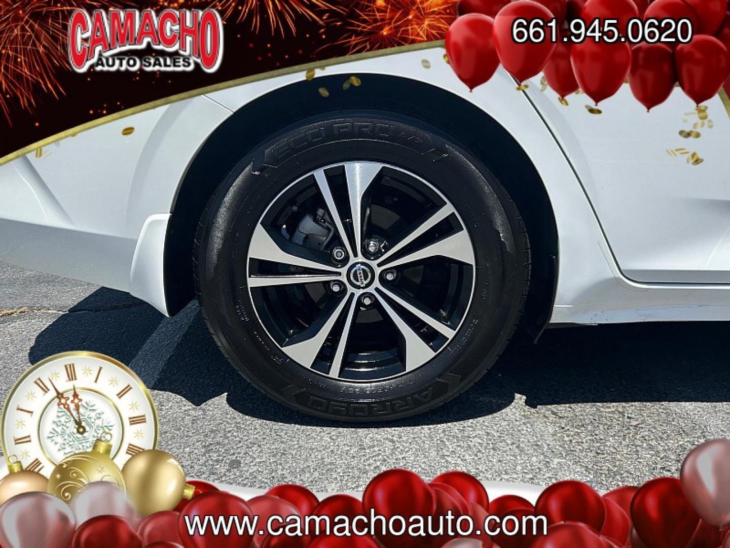 2021 WHITE Nissan Sentra (3N1AB8CV1MY) with an 4-Cyl 2.0 Liter engine, Automatic CVT w/Xtronic transmission, located at 412 Auto Vista Drive, Palmdale, CA, 93551, (661) 945-0620, 34.592636, -118.136681 - Photo#13
