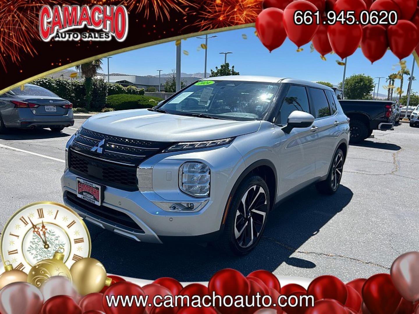 2024 SILVER Mitsubishi Outlander (JA4J4VA88RZ) with an 4-Cyl 2.5 Liter engine, Automatic CVT transmission, located at 412 Auto Vista Drive, Palmdale, CA, 93551, (661) 945-0620, 34.592636, -118.136681 - Photo#5