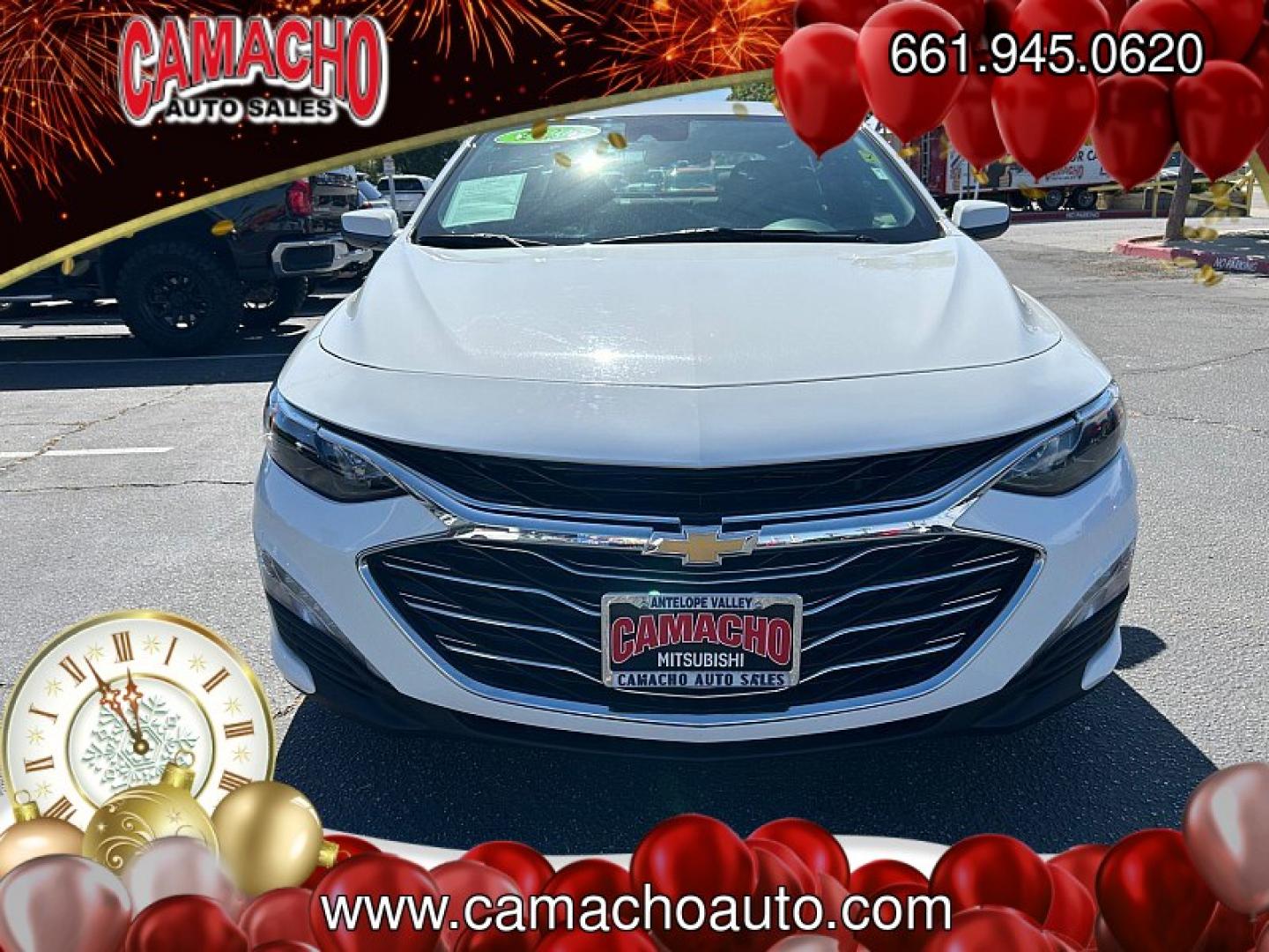 2024 WHITE Chevrolet Malibu (1G1ZD5ST1RF) with an 4-Cyl Turbo 1.5 Liter engine, Automatic CVT transmission, located at 412 Auto Vista Drive, Palmdale, CA, 93551, (661) 945-0620, 34.592636, -118.136681- Photo#1