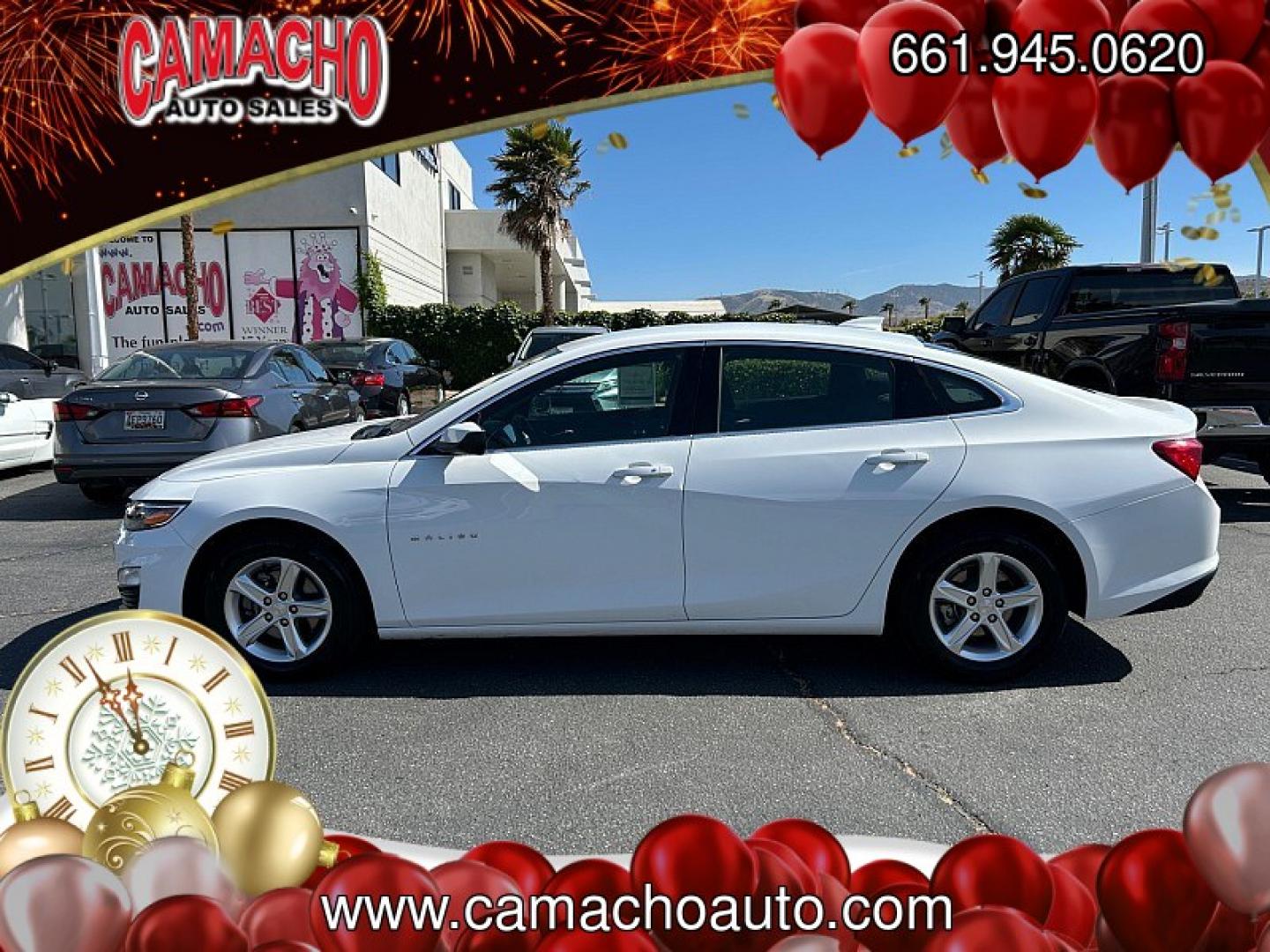2024 WHITE Chevrolet Malibu (1G1ZD5ST1RF) with an 4-Cyl Turbo 1.5 Liter engine, Automatic CVT transmission, located at 412 Auto Vista Drive, Palmdale, CA, 93551, (661) 945-0620, 34.592636, -118.136681- Photo#5