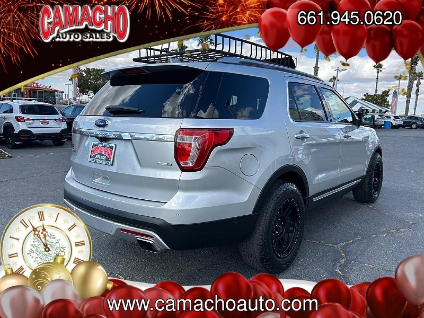 2017 SILVER Ford Explorer (1FM5K8HT2HG) with an V6 EcoBoost TT 3.5L engine, Auto 6-Spd SelectShift transmission, located at 412 Auto Vista Drive, Palmdale, CA, 93551, (661) 945-0620, 34.592636, -118.136681 - Photo#2