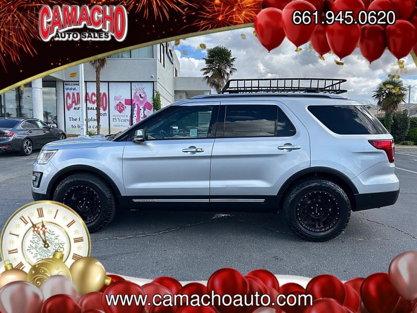 2017 SILVER Ford Explorer (1FM5K8HT2HG) with an V6 EcoBoost TT 3.5L engine, Auto 6-Spd SelectShift transmission, located at 412 Auto Vista Drive, Palmdale, CA, 93551, (661) 945-0620, 34.592636, -118.136681 - Photo#5