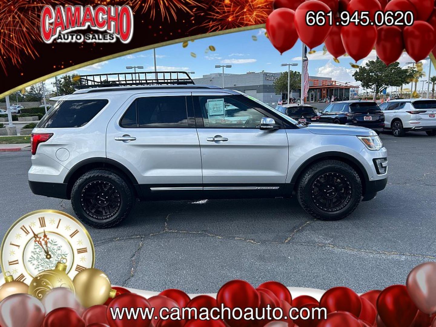 2017 SILVER Ford Explorer (1FM5K8HT2HG) with an V6 EcoBoost TT 3.5L engine, Auto 6-Spd SelectShift transmission, located at 412 Auto Vista Drive, Palmdale, CA, 93551, (661) 945-0620, 34.592636, -118.136681 - Photo#11