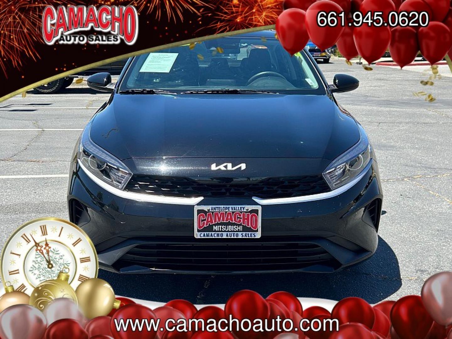 2024 BLACK Kia Forte (3KPF24AD3RE) with an 4-Cyl 2.0 Liter engine, Automatic IVT transmission, located at 412 Auto Vista Drive, Palmdale, CA, 93551, (661) 945-0620, 34.592636, -118.136681 - Photo#1