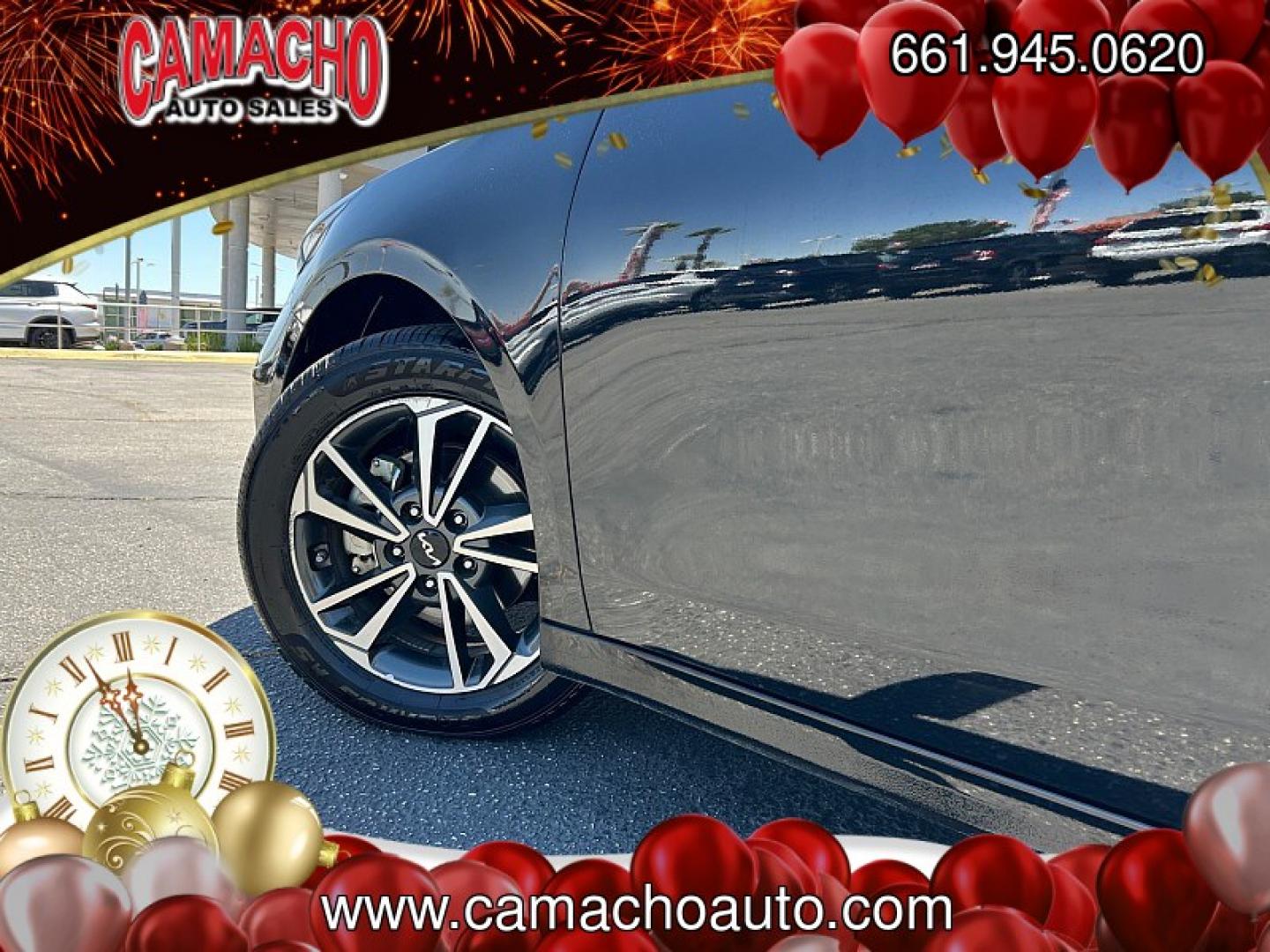2024 BLACK Kia Forte (3KPF24AD3RE) with an 4-Cyl 2.0 Liter engine, Automatic IVT transmission, located at 412 Auto Vista Drive, Palmdale, CA, 93551, (661) 945-0620, 34.592636, -118.136681 - Photo#9