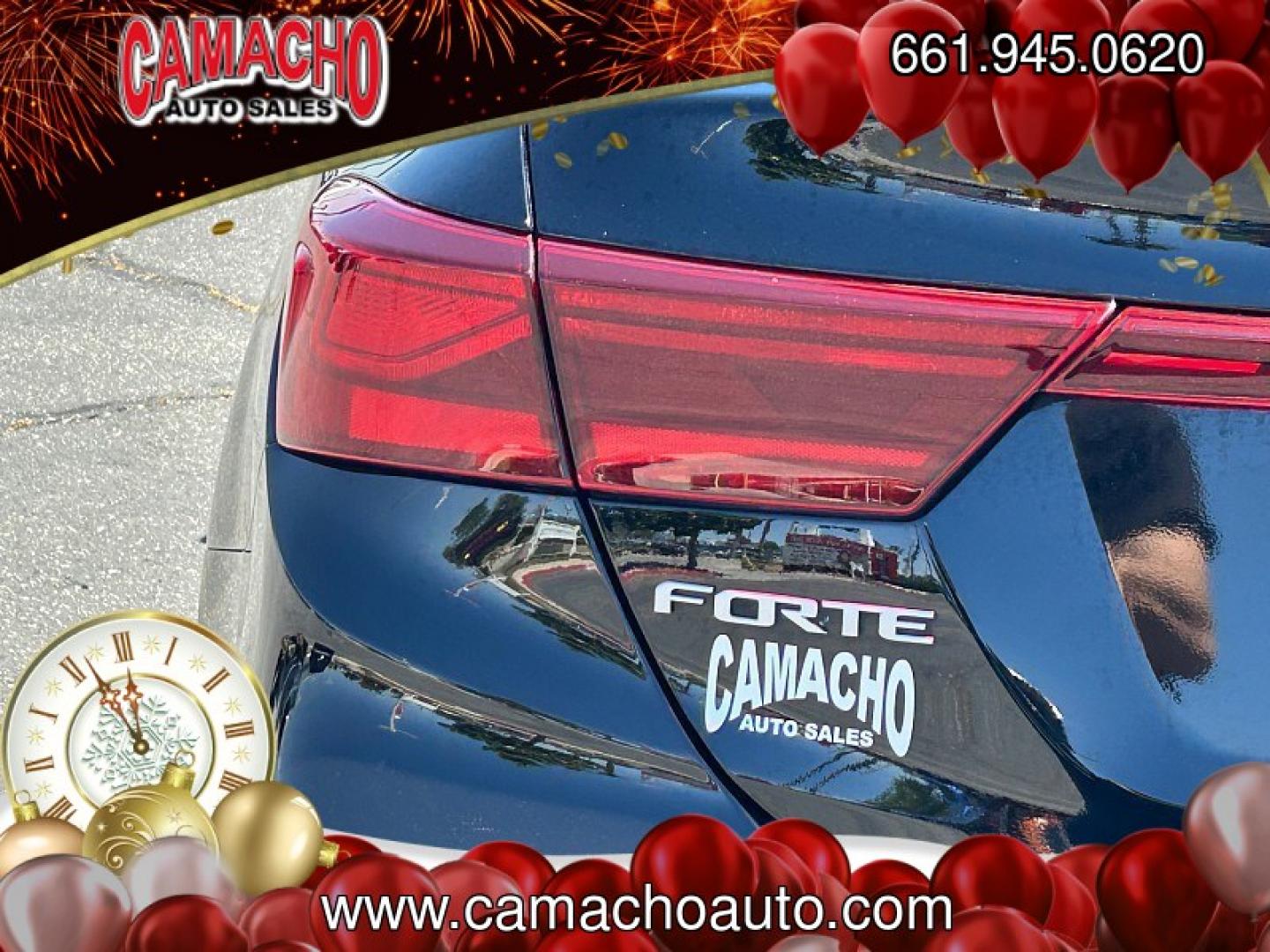 2024 BLACK Kia Forte (3KPF24AD3RE) with an 4-Cyl 2.0 Liter engine, Automatic IVT transmission, located at 412 Auto Vista Drive, Palmdale, CA, 93551, (661) 945-0620, 34.592636, -118.136681 - Photo#10