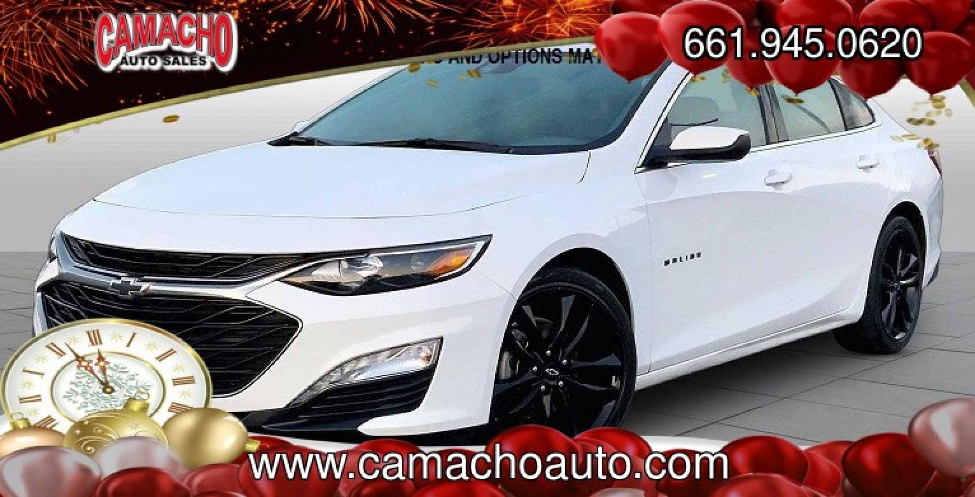 2023 WHITE Chevrolet Malibu (1G1ZD5ST6PF) with an 4-Cyl Turbo 1.5 Liter engine, Automatic CVT transmission, located at 412 Auto Vista Drive, Palmdale, CA, 93551, (661) 945-0620, 34.592636, -118.136681 - Photo#0