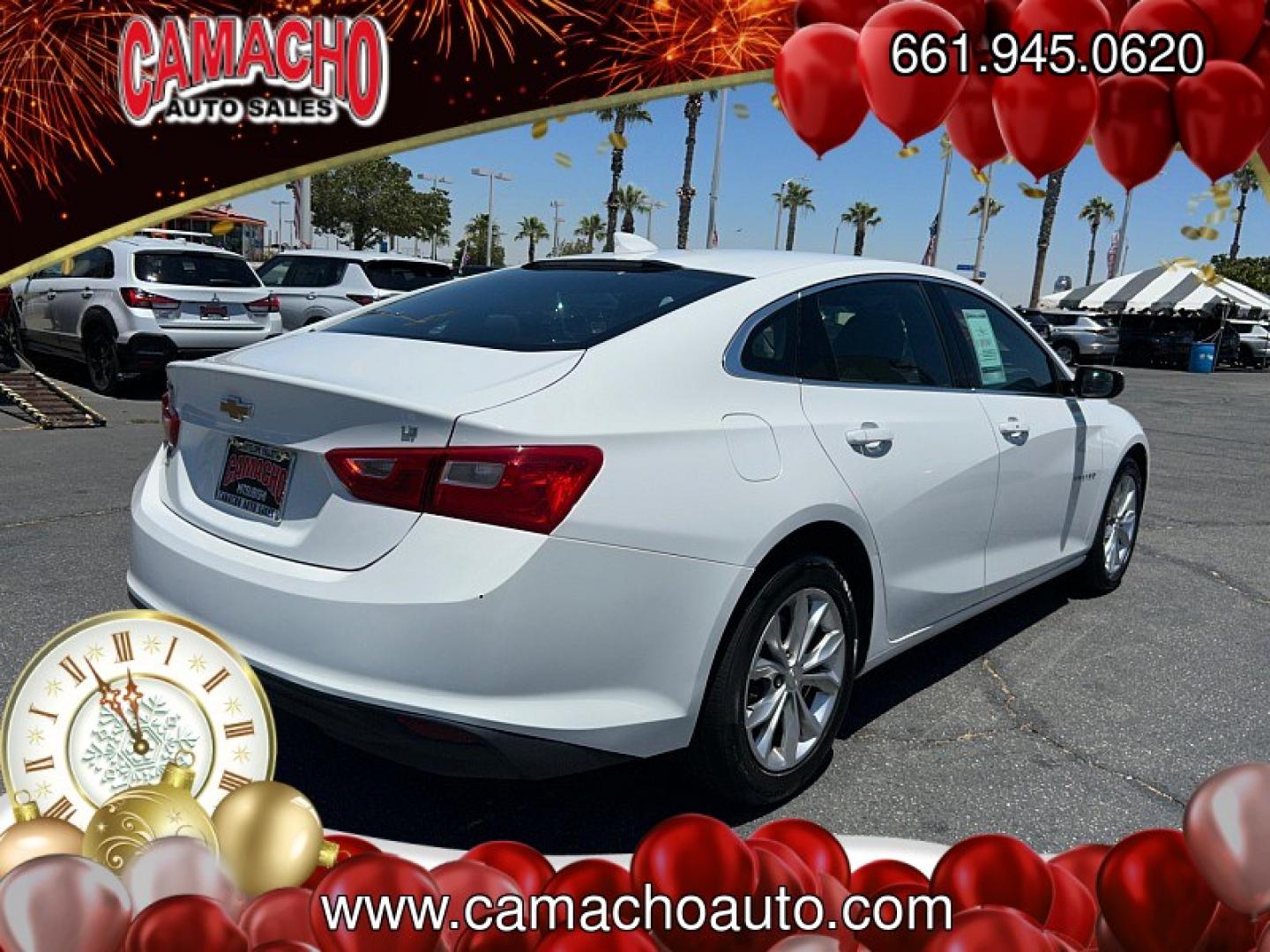 2023 WHITE Chevrolet Malibu (1G1ZD5ST6PF) with an 4-Cyl Turbo 1.5 Liter engine, Automatic CVT transmission, located at 412 Auto Vista Drive, Palmdale, CA, 93551, (661) 945-0620, 34.592636, -118.136681- Photo#3
