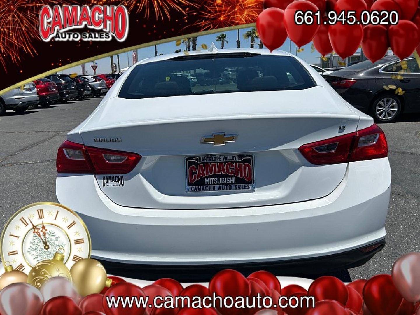 2023 WHITE Chevrolet Malibu (1G1ZD5ST6PF) with an 4-Cyl Turbo 1.5 Liter engine, Automatic CVT transmission, located at 412 Auto Vista Drive, Palmdale, CA, 93551, (661) 945-0620, 34.592636, -118.136681- Photo#4