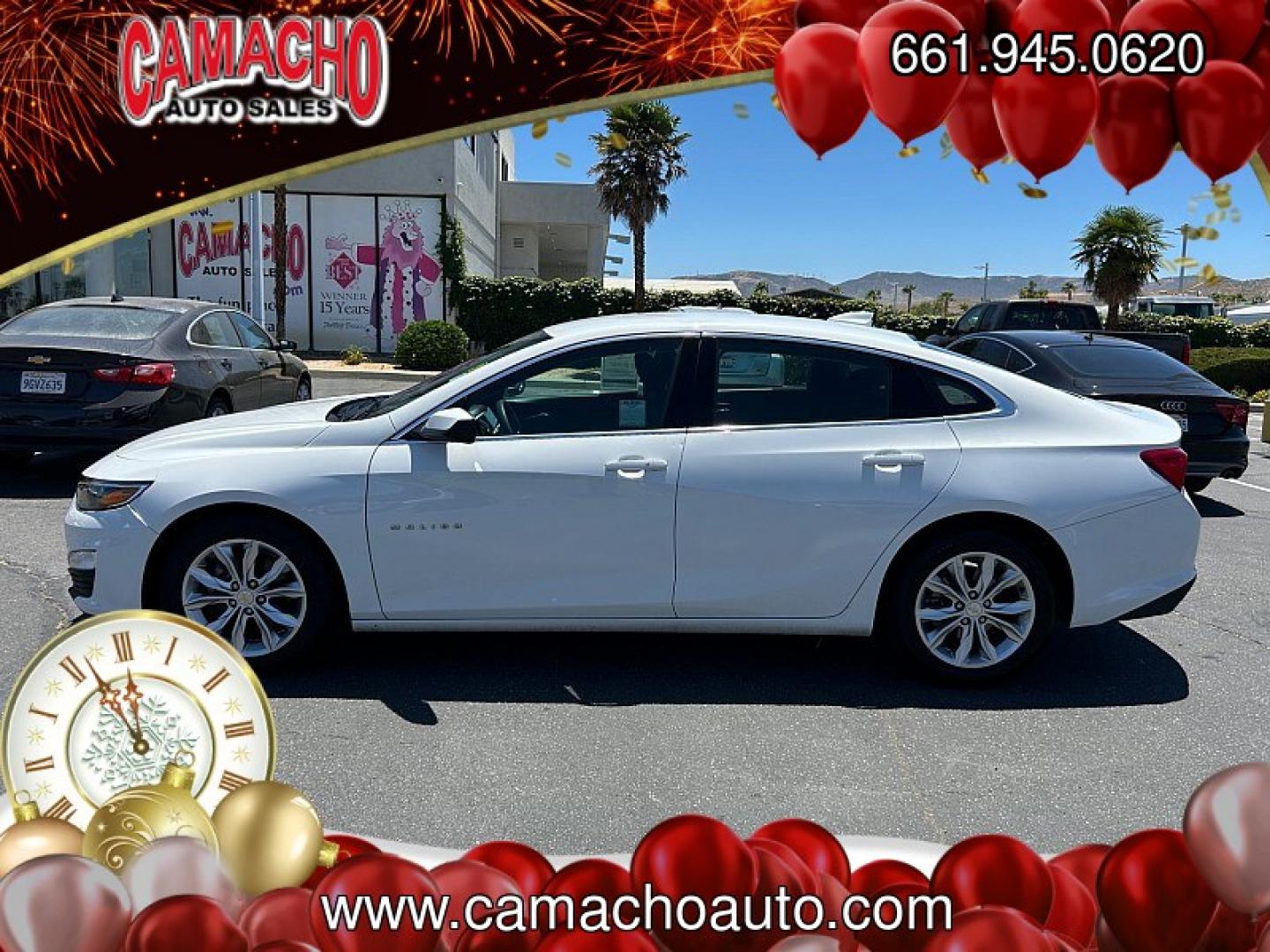 2023 WHITE Chevrolet Malibu (1G1ZD5ST6PF) with an 4-Cyl Turbo 1.5 Liter engine, Automatic CVT transmission, located at 412 Auto Vista Drive, Palmdale, CA, 93551, (661) 945-0620, 34.592636, -118.136681- Photo#6