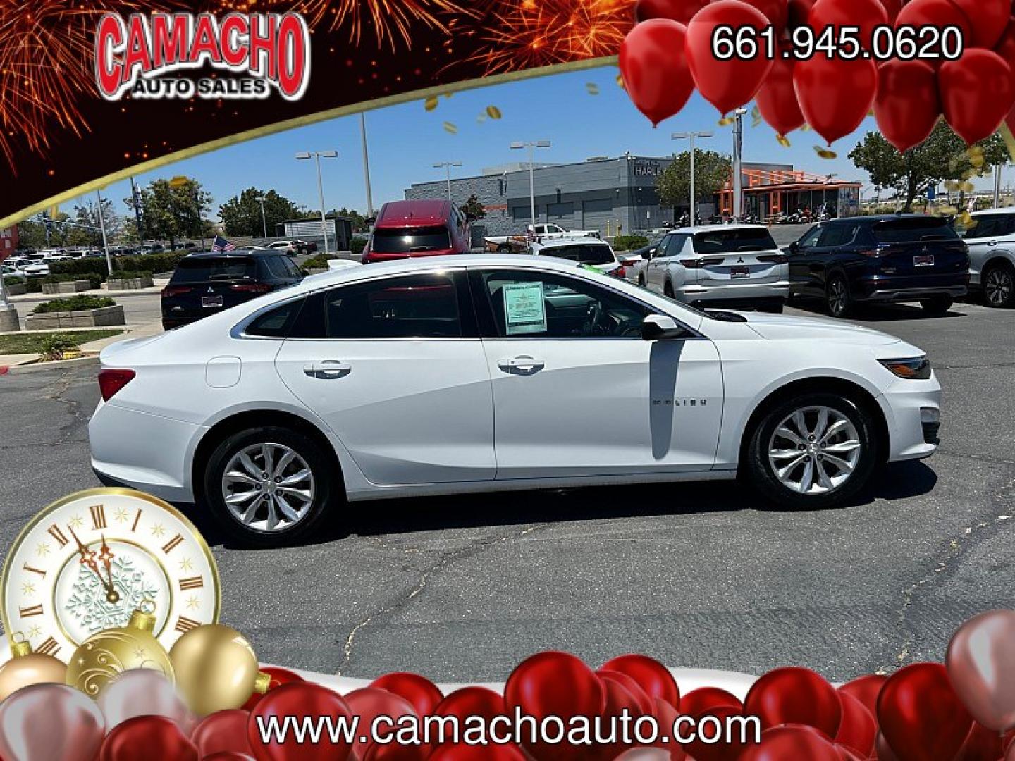 2023 WHITE Chevrolet Malibu (1G1ZD5ST6PF) with an 4-Cyl Turbo 1.5 Liter engine, Automatic CVT transmission, located at 412 Auto Vista Drive, Palmdale, CA, 93551, (661) 945-0620, 34.592636, -118.136681- Photo#12
