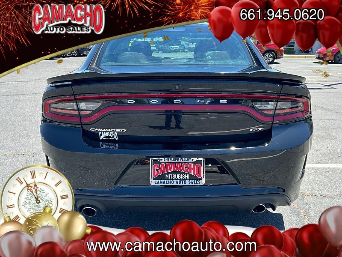 2023 BLACK Dodge Charger (2C3CDXHG9PH) with an V6 3.6 Liter engine, Automatic 8-Spd w/AutoStick transmission, located at 412 Auto Vista Drive, Palmdale, CA, 93551, (661) 945-0620, 34.592636, -118.136681 - Photo#7
