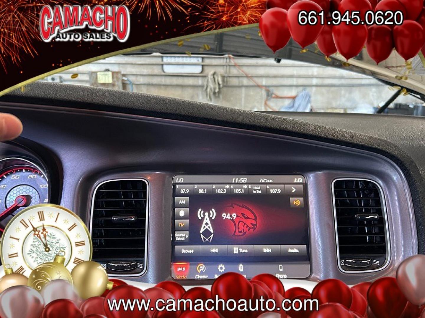 2023 BLACK Dodge Charger (2C3CDXHG9PH) with an V6 3.6 Liter engine, Automatic 8-Spd w/AutoStick transmission, located at 412 Auto Vista Drive, Palmdale, CA, 93551, (661) 945-0620, 34.592636, -118.136681 - Photo#22