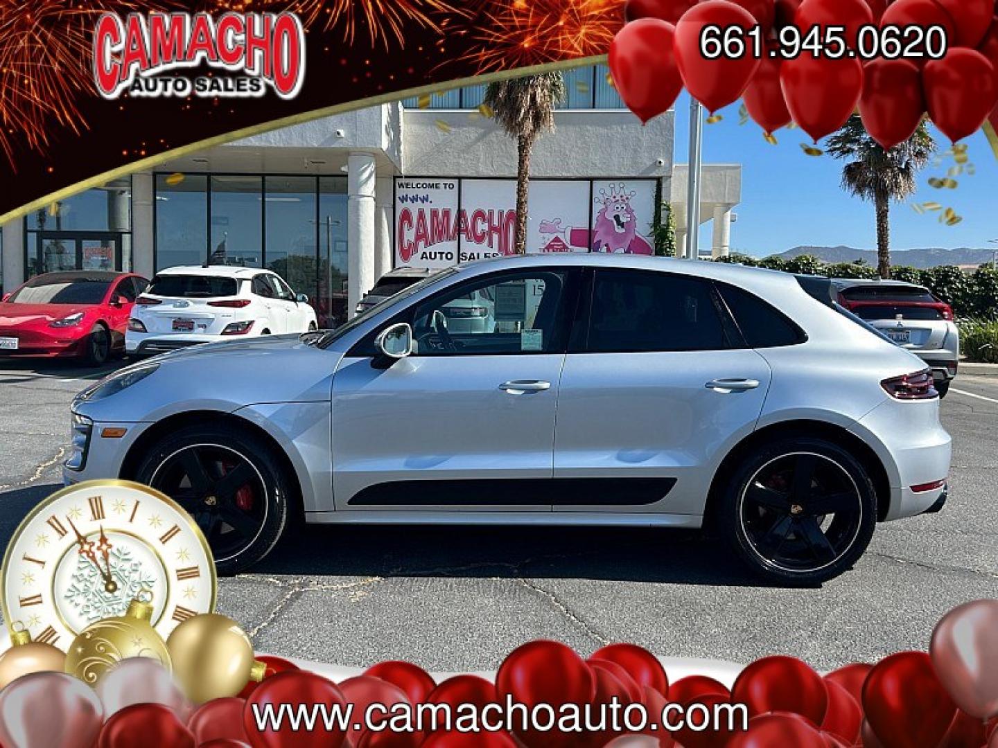 2018 SILVER Porsche Macan (WP1AG2A59JL) with an V6 Twin Turbo 3.0 Liter engine, Auto 7-Spd PDK Dbl-Cltch transmission, located at 412 Auto Vista Drive, Palmdale, CA, 93551, (661) 945-0620, 34.592636, -118.136681- Photo#2