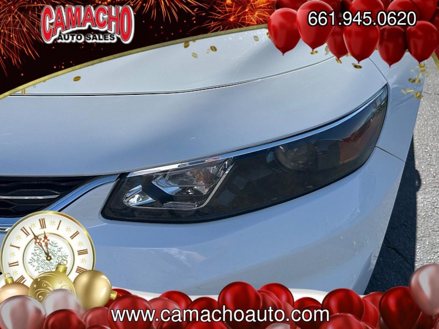 2018 WHITE Chevrolet Malibu (1G1ZC5ST4JF) with an 4-Cyl Turbo 1.5 Liter engine, Automatic 6-Spd transmission, located at 412 Auto Vista Drive, Palmdale, CA, 93551, (661) 945-0620, 34.592636, -118.136681- Photo#9