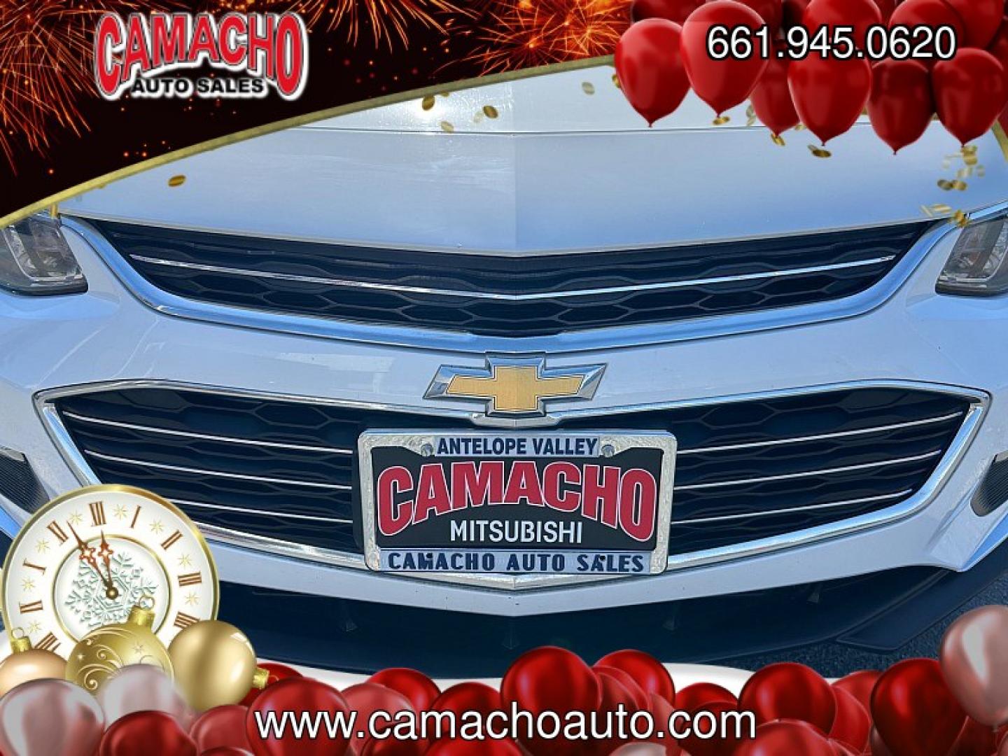 2018 WHITE Chevrolet Malibu (1G1ZC5ST4JF) with an 4-Cyl Turbo 1.5 Liter engine, Automatic 6-Spd transmission, located at 412 Auto Vista Drive, Palmdale, CA, 93551, (661) 945-0620, 34.592636, -118.136681- Photo#10