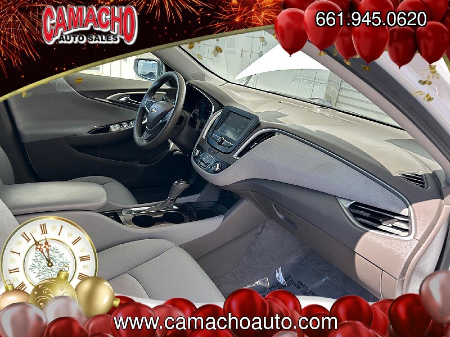 2018 WHITE Chevrolet Malibu (1G1ZC5ST4JF) with an 4-Cyl Turbo 1.5 Liter engine, Automatic 6-Spd transmission, located at 412 Auto Vista Drive, Palmdale, CA, 93551, (661) 945-0620, 34.592636, -118.136681- Photo#23