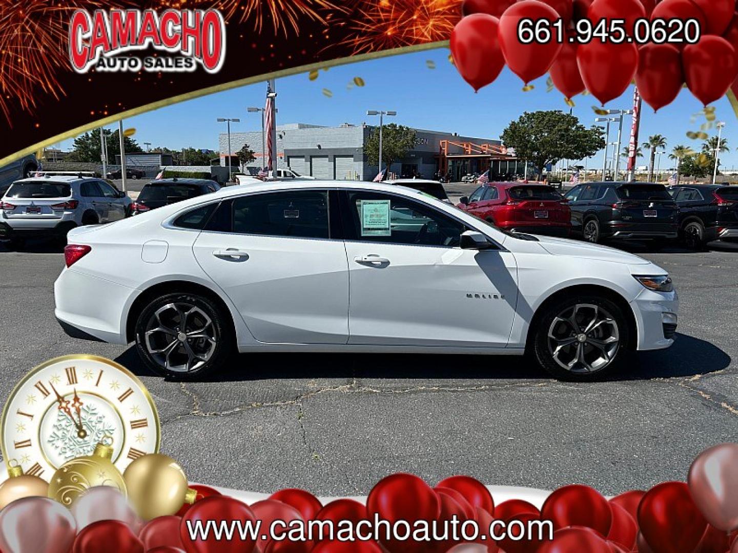 2024 WHITE Chevrolet Malibu (1G1ZD5STXRF) with an 4-Cyl Turbo 1.5 Liter engine, Automatic CVT transmission, located at 412 Auto Vista Drive, Palmdale, CA, 93551, (661) 945-0620, 34.592636, -118.136681 - Photo#5