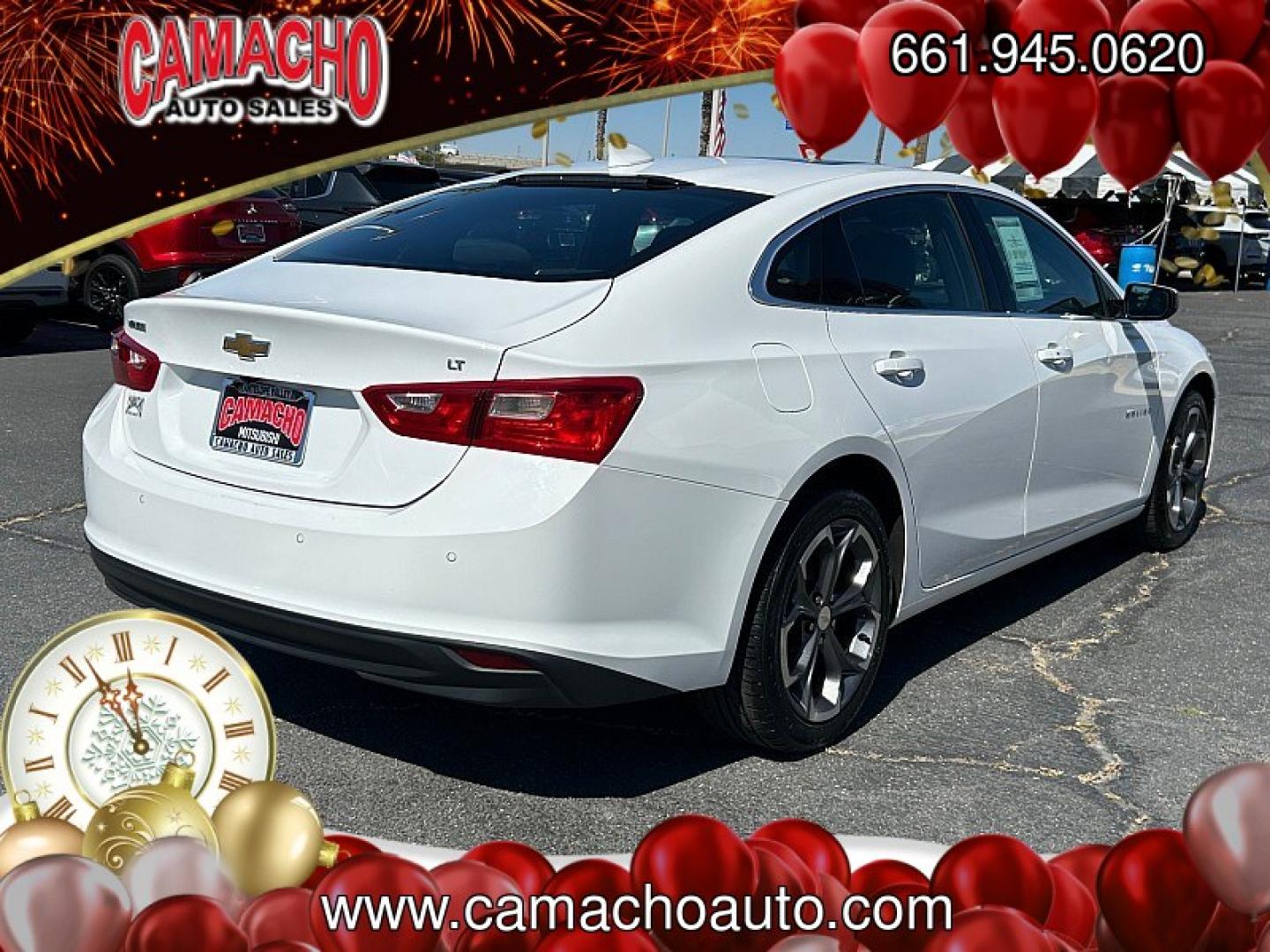 2024 WHITE Chevrolet Malibu (1G1ZD5STXRF) with an 4-Cyl Turbo 1.5 Liter engine, Automatic CVT transmission, located at 412 Auto Vista Drive, Palmdale, CA, 93551, (661) 945-0620, 34.592636, -118.136681 - Photo#6