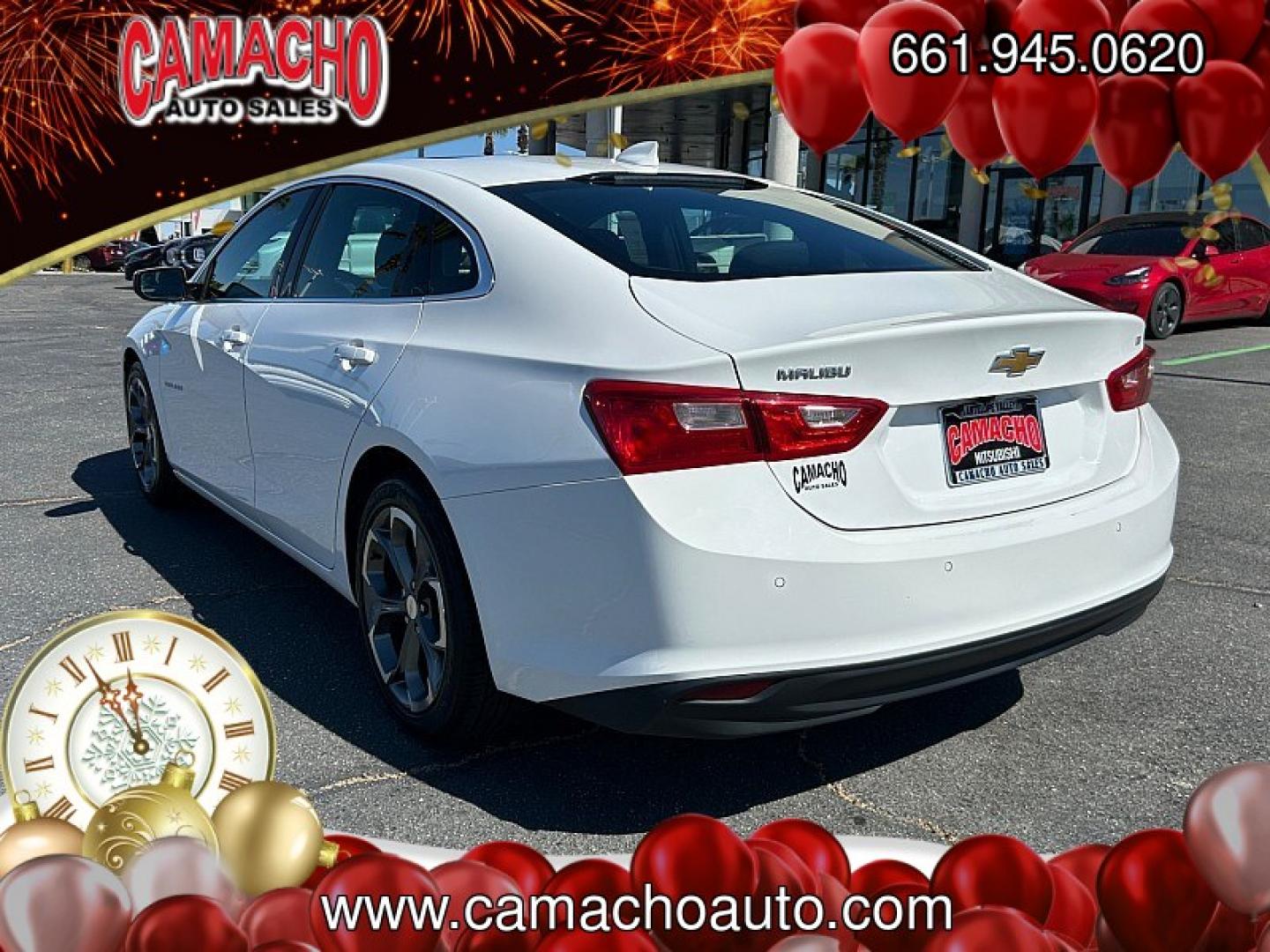 2024 WHITE Chevrolet Malibu (1G1ZD5STXRF) with an 4-Cyl Turbo 1.5 Liter engine, Automatic CVT transmission, located at 412 Auto Vista Drive, Palmdale, CA, 93551, (661) 945-0620, 34.592636, -118.136681 - Photo#8
