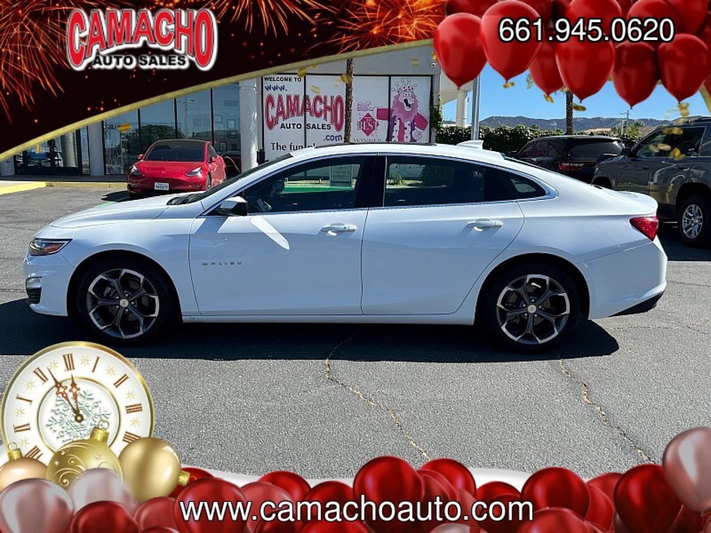 2024 WHITE Chevrolet Malibu (1G1ZD5STXRF) with an 4-Cyl Turbo 1.5 Liter engine, Automatic CVT transmission, located at 412 Auto Vista Drive, Palmdale, CA, 93551, (661) 945-0620, 34.592636, -118.136681 - Photo#9