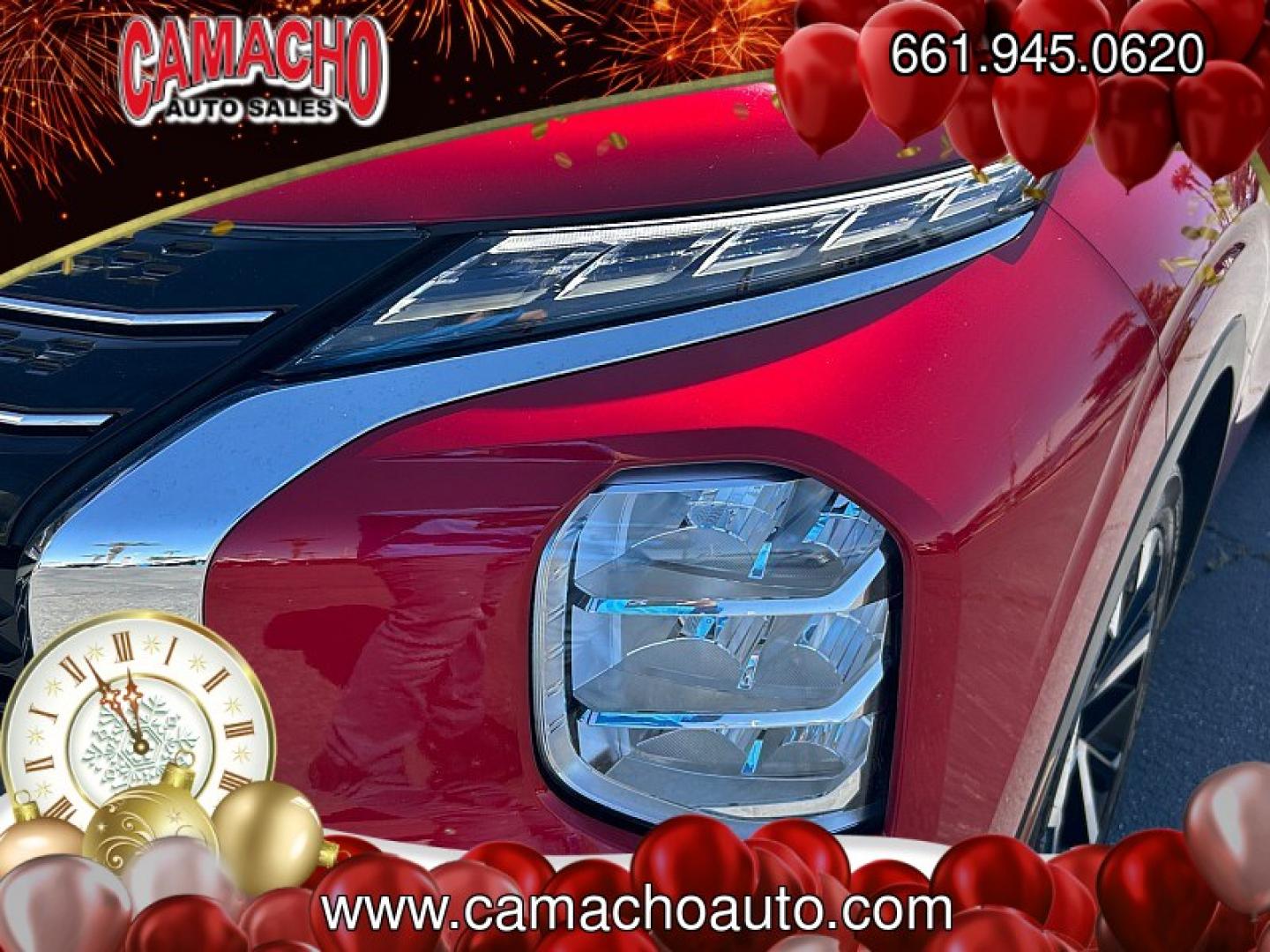 2024 RED Mitsubishi Outlander (JA4J3VA8XRZ) with an 4-Cyl 2.5 Liter engine, Automatic CVT transmission, located at 412 Auto Vista Drive, Palmdale, CA, 93551, (661) 945-0620, 34.592636, -118.136681 - Photo#4
