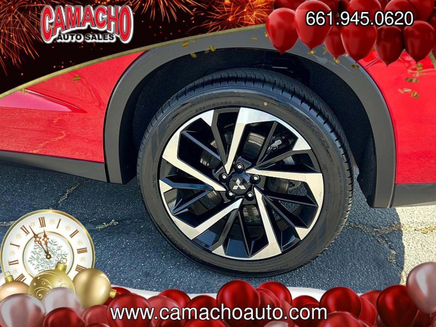 2024 RED Mitsubishi Outlander (JA4J3VA8XRZ) with an 4-Cyl 2.5 Liter engine, Automatic CVT transmission, located at 412 Auto Vista Drive, Palmdale, CA, 93551, (661) 945-0620, 34.592636, -118.136681 - Photo#13