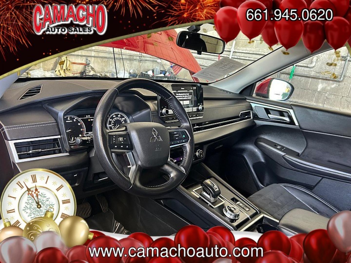 2024 RED Mitsubishi Outlander (JA4J3VA8XRZ) with an 4-Cyl 2.5 Liter engine, Automatic CVT transmission, located at 412 Auto Vista Drive, Palmdale, CA, 93551, (661) 945-0620, 34.592636, -118.136681 - Photo#17