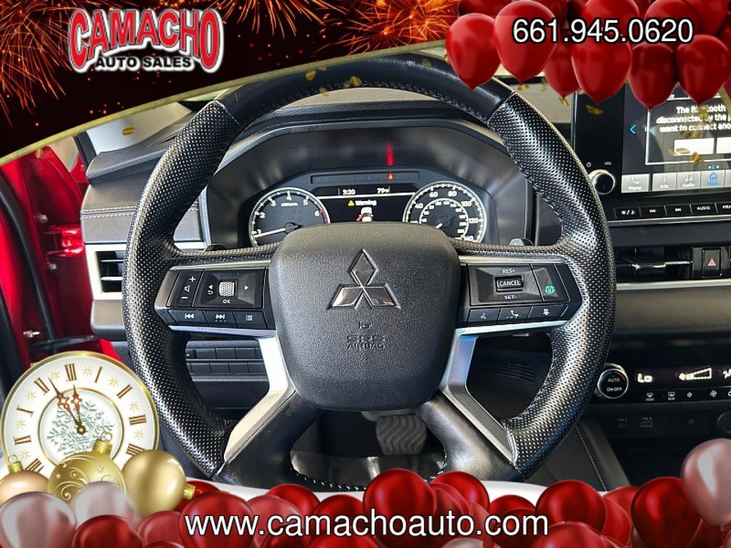 2024 RED Mitsubishi Outlander (JA4J3VA8XRZ) with an 4-Cyl 2.5 Liter engine, Automatic CVT transmission, located at 412 Auto Vista Drive, Palmdale, CA, 93551, (661) 945-0620, 34.592636, -118.136681 - Photo#19
