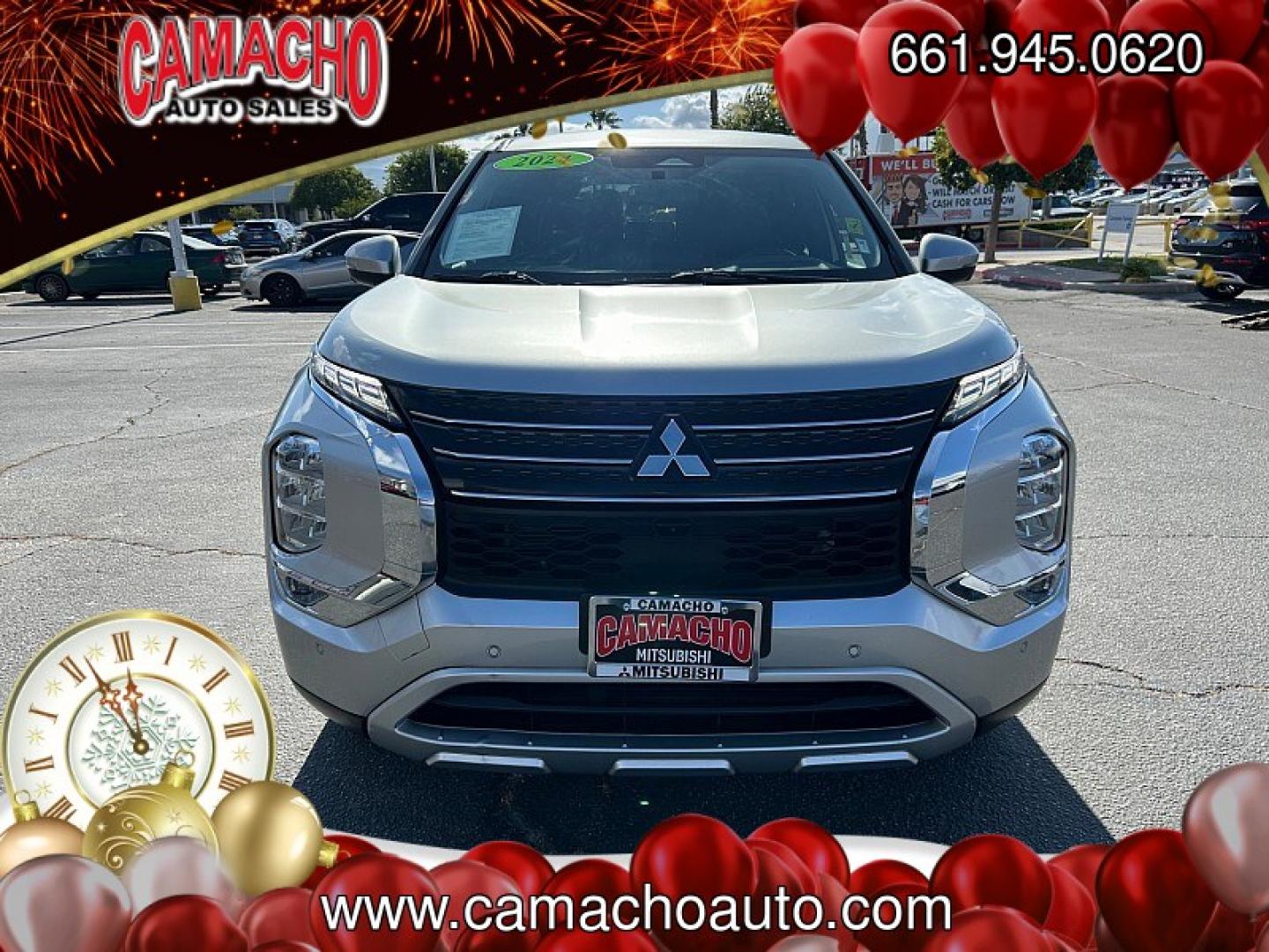 2024 BLACK Mitsubishi Outlander (JA4J3VA89RZ) with an 4-Cyl 2.5 Liter engine, Automatic CVT transmission, located at 412 Auto Vista Drive, Palmdale, CA, 93551, (661) 945-0620, 34.592636, -118.136681- Photo#1