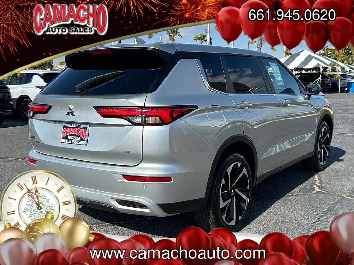 2024 BLACK Mitsubishi Outlander (JA4J3VA89RZ) with an 4-Cyl 2.5 Liter engine, Automatic CVT transmission, located at 412 Auto Vista Drive, Palmdale, CA, 93551, (661) 945-0620, 34.592636, -118.136681- Photo#6