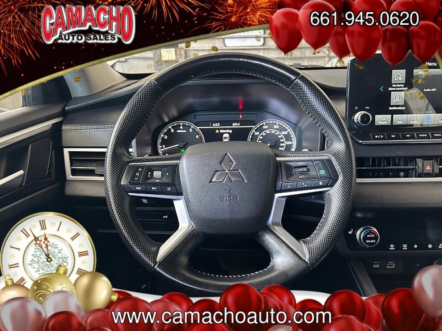 2024 BLACK Mitsubishi Outlander (JA4J3VA89RZ) with an 4-Cyl 2.5 Liter engine, Automatic CVT transmission, located at 412 Auto Vista Drive, Palmdale, CA, 93551, (661) 945-0620, 34.592636, -118.136681- Photo#19