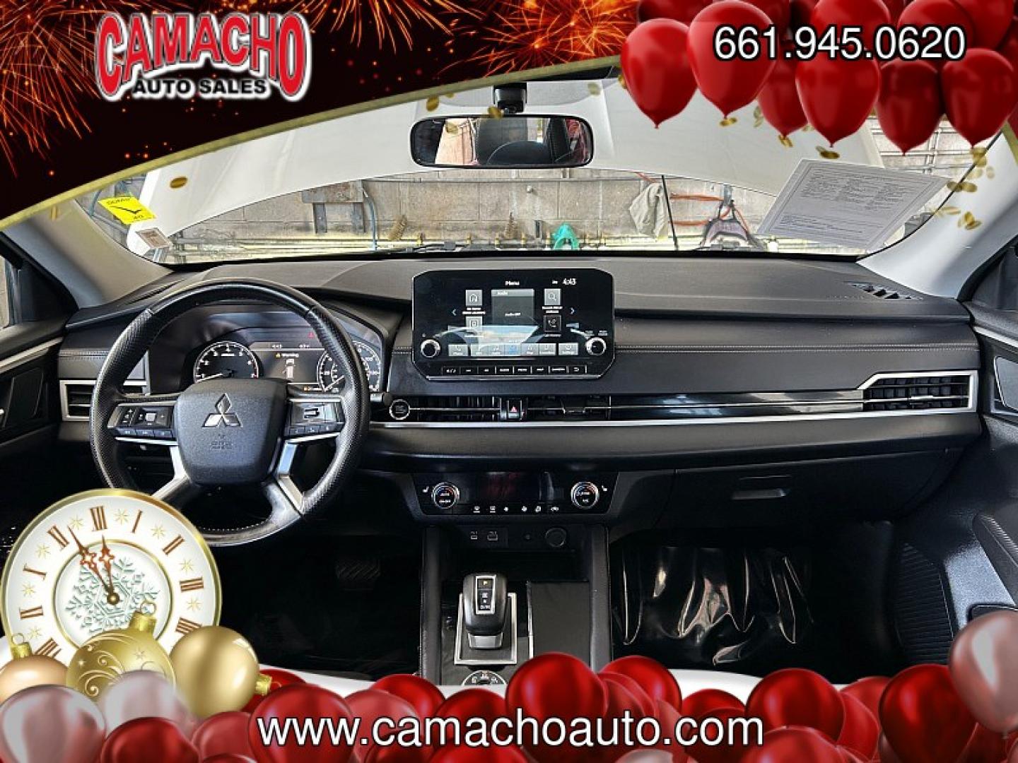 2024 BLACK Mitsubishi Outlander (JA4J3VA89RZ) with an 4-Cyl 2.5 Liter engine, Automatic CVT transmission, located at 412 Auto Vista Drive, Palmdale, CA, 93551, (661) 945-0620, 34.592636, -118.136681- Photo#20