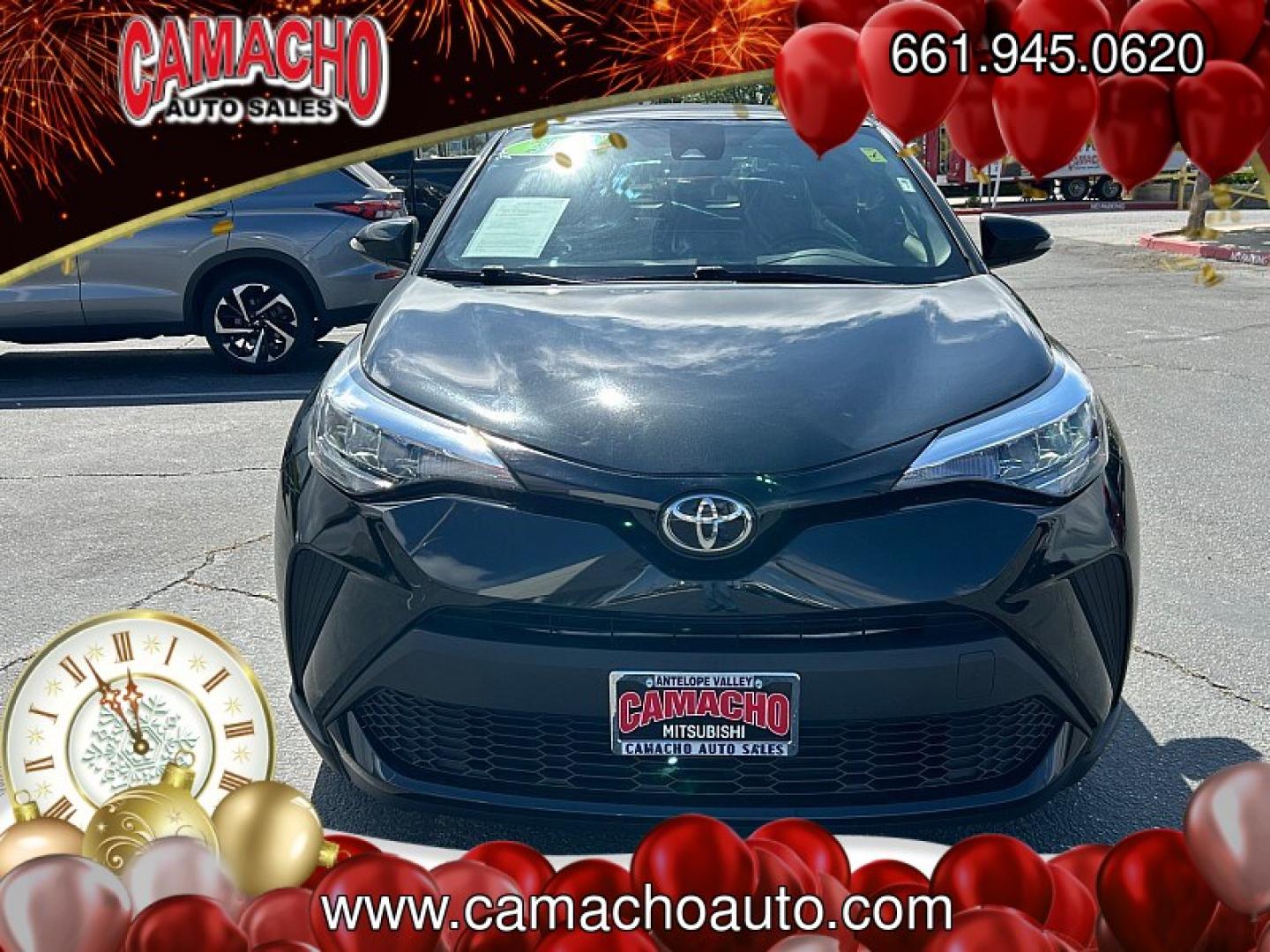 2021 BLACK Toyota C-HR (JTNKHMBX0M1) with an 4-Cyl 2.0 Liter engine, Automatic CVTi-S transmission, located at 412 Auto Vista Drive, Palmdale, CA, 93551, (661) 945-0620, 34.592636, -118.136681 - Photo#1
